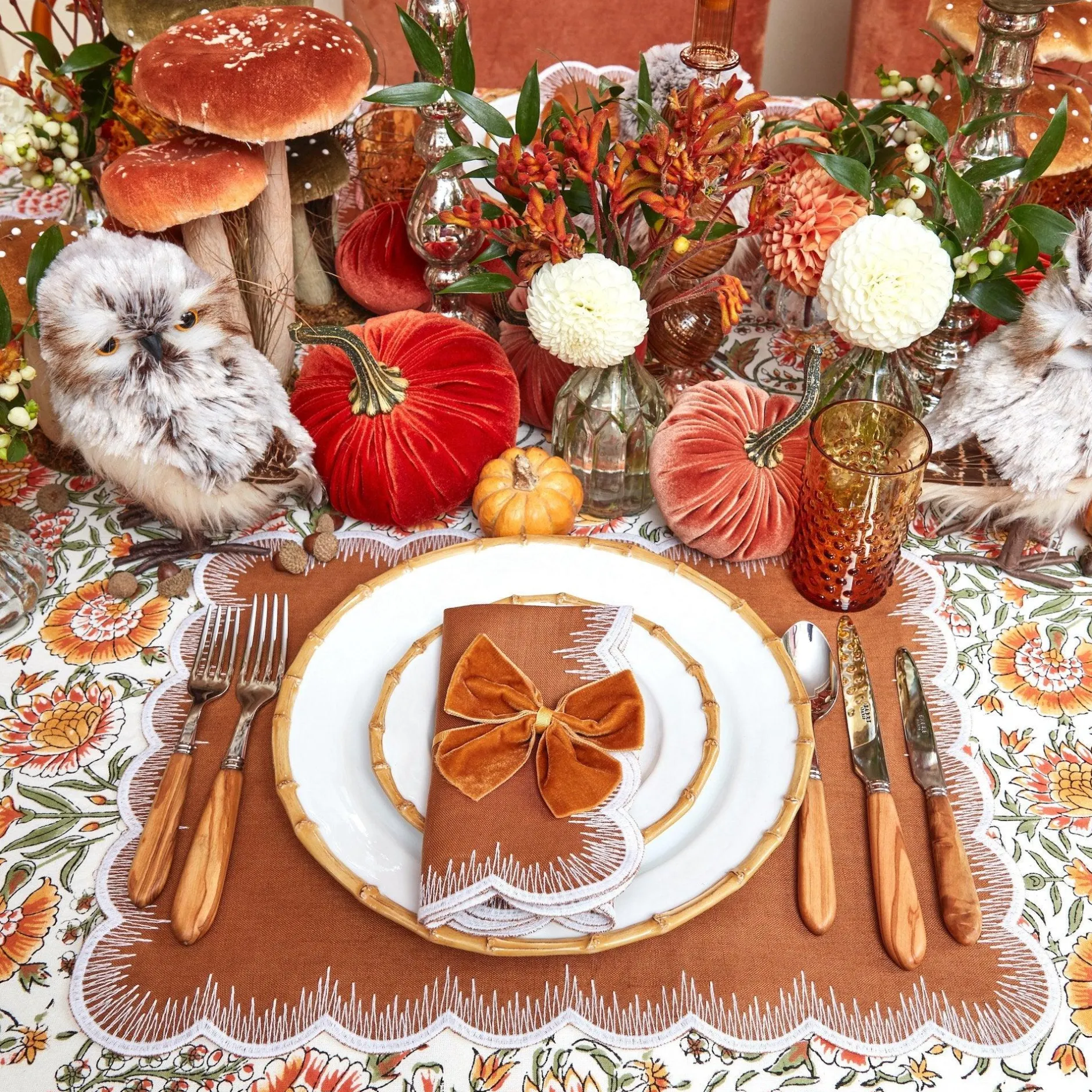 Clearance Mrs. Alice Nancy Bamboo Starter Plate (Set Of 4)