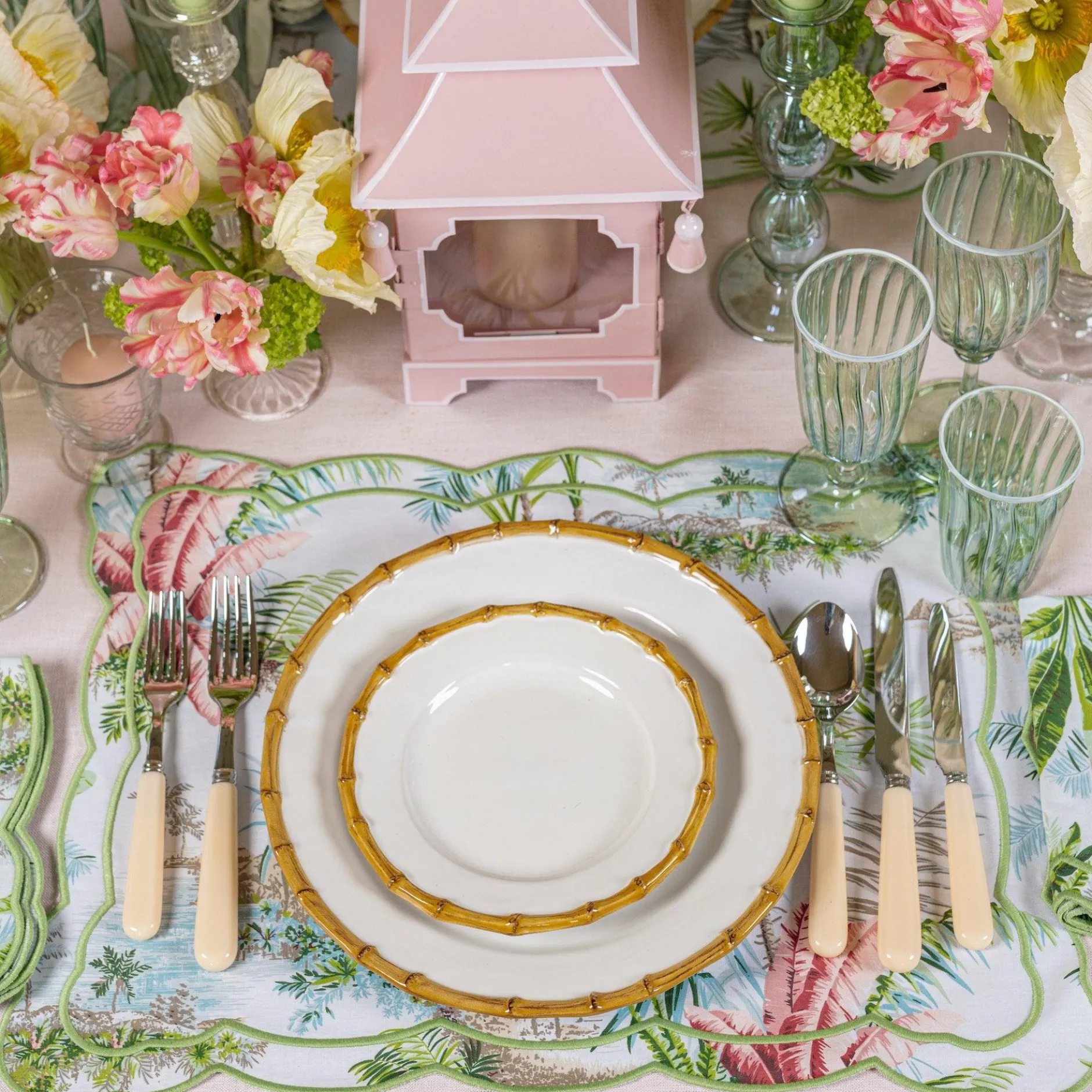 Sale Mrs. Alice Nancy Bamboo Starter Plate