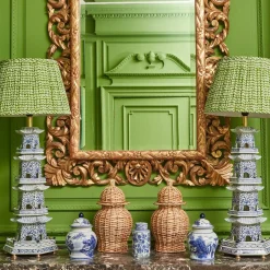 New Mrs. Alice Natural Rattan Ginger Jar