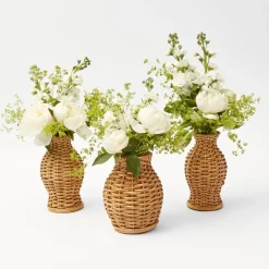Best Mrs. Alice Natural Rattan Vase (Set Of 3)