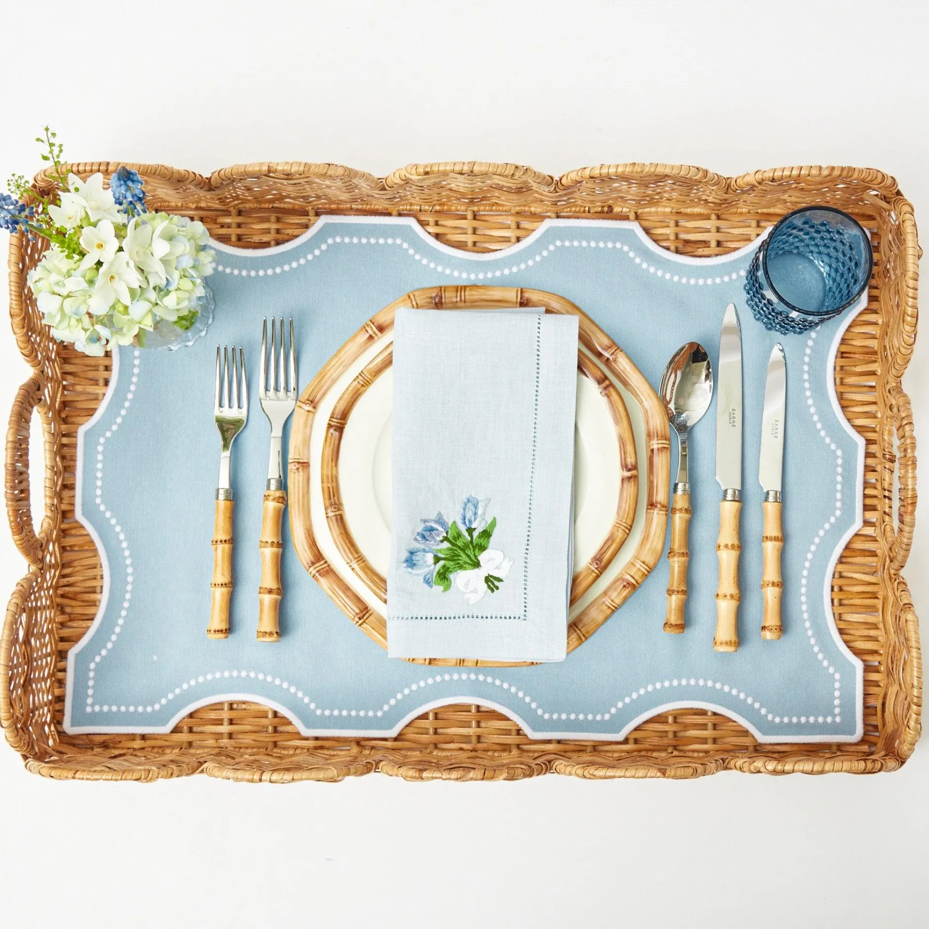 Sale Mrs. Alice Octavia Blue Tray Liner