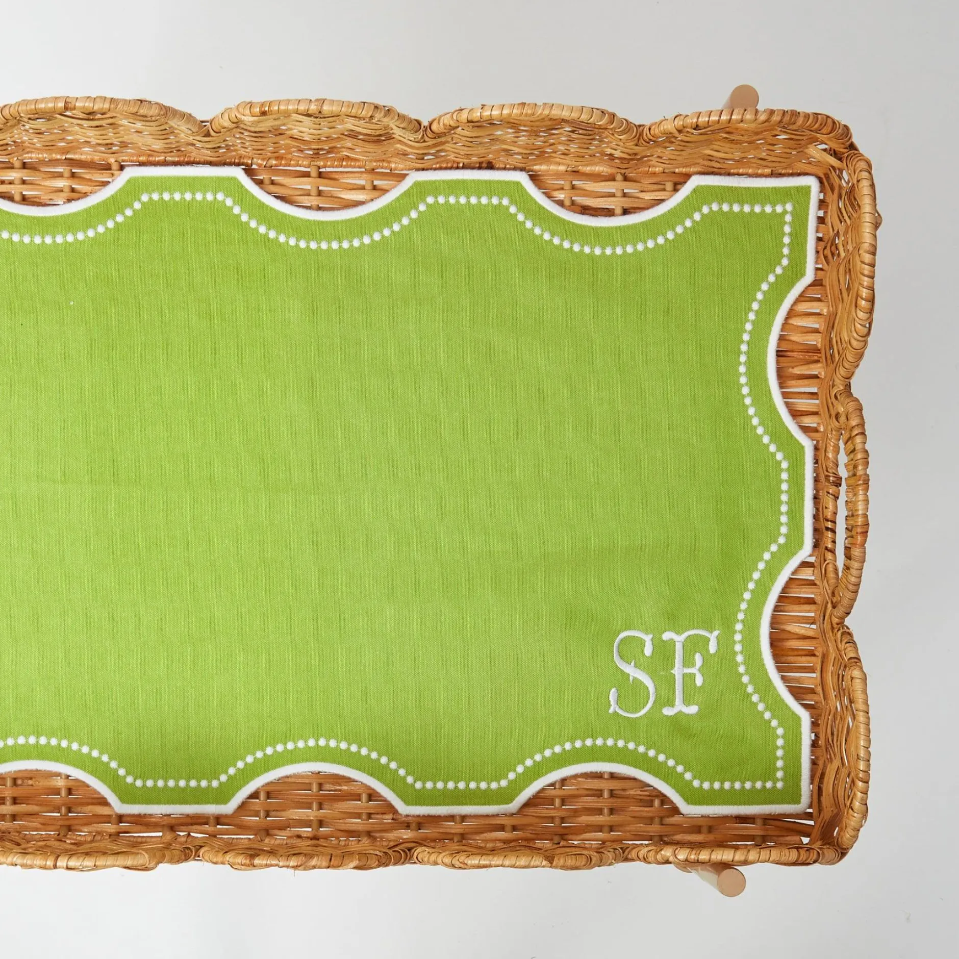 Outlet Mrs. Alice Octavia Green Tray Liner