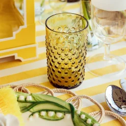 Sale Mrs. Alice Olive Green Hobnail Jug & Glasses (Set Of 6)