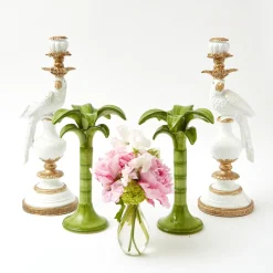 Hot Mrs. Alice Palm Leaf Candle Holder (Large)