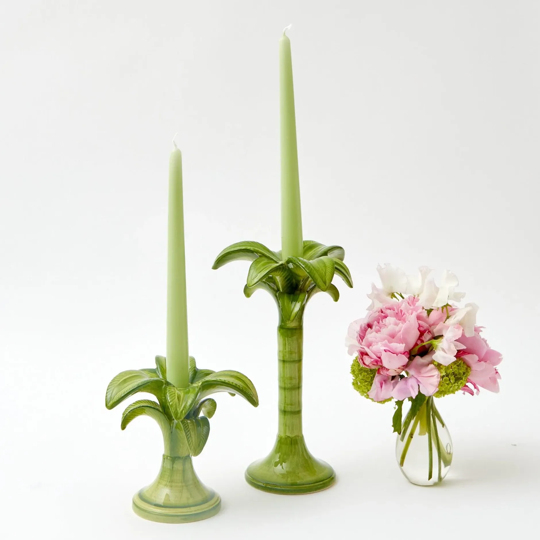 Online Mrs. Alice Palm Leaf Candle Holder (Small)