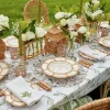 Sale Mrs. Alice Petal Bamboo Ceramic Dinner Plate (Set Of 4)