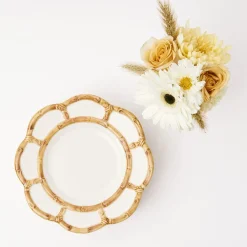 Online Mrs. Alice Petal Bamboo Starter Plate (Set Of 4)