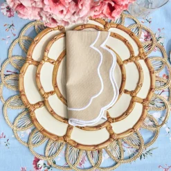 Online Mrs. Alice Petal Bamboo Starter Plate (Set Of 4)