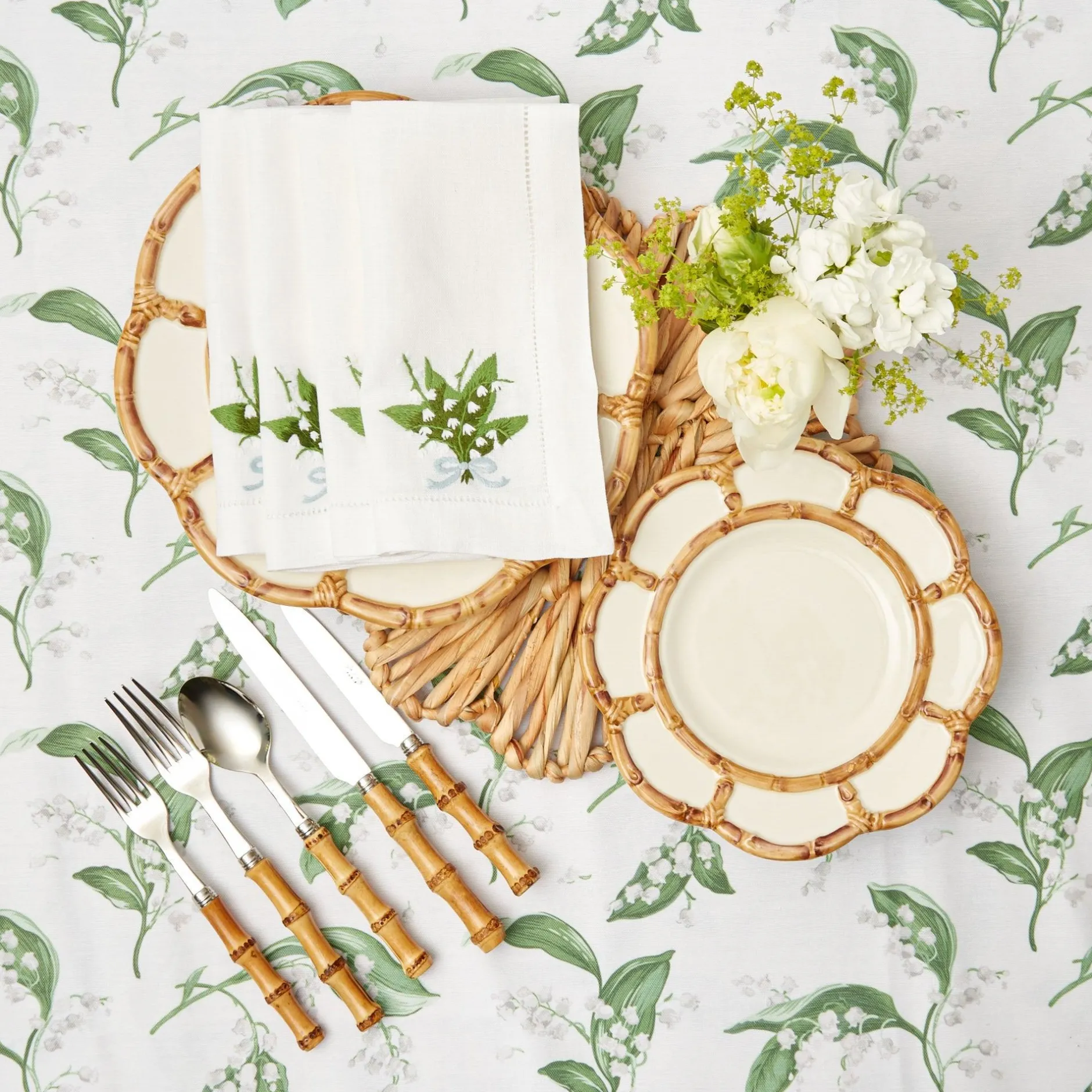 Best Mrs. Alice Petal Bamboo Starter Plate (Set Of 4)