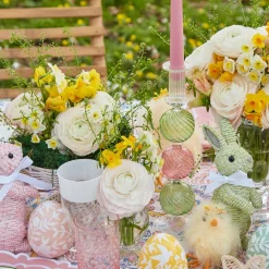 Hot Mrs. Alice Pink & Green Camille Candle Set (Pink Candles)