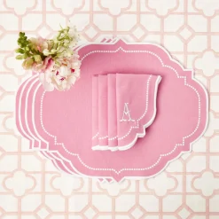 Sale Mrs. Alice Pink Bamboo & Amelie Linen Set