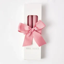 New Mrs. Alice Pink Candles (Set Of 8)