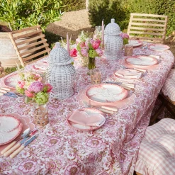 Discount Mrs. Alice Pink Capri Lettuce Dinner Plate (Set Of 4)
