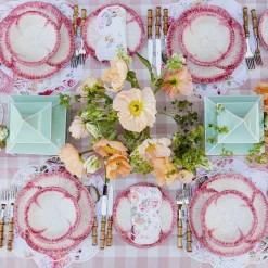 Outlet Mrs. Alice Pink Capri Lettuce Starter Plate