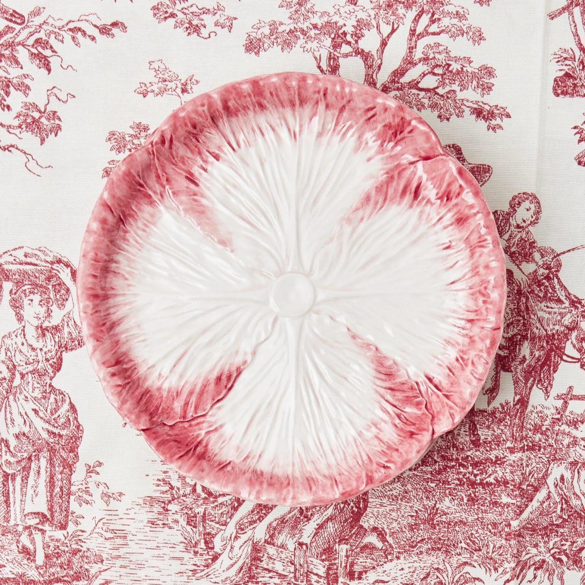 Online Mrs. Alice Pink Capri Lettuce Starter Plate