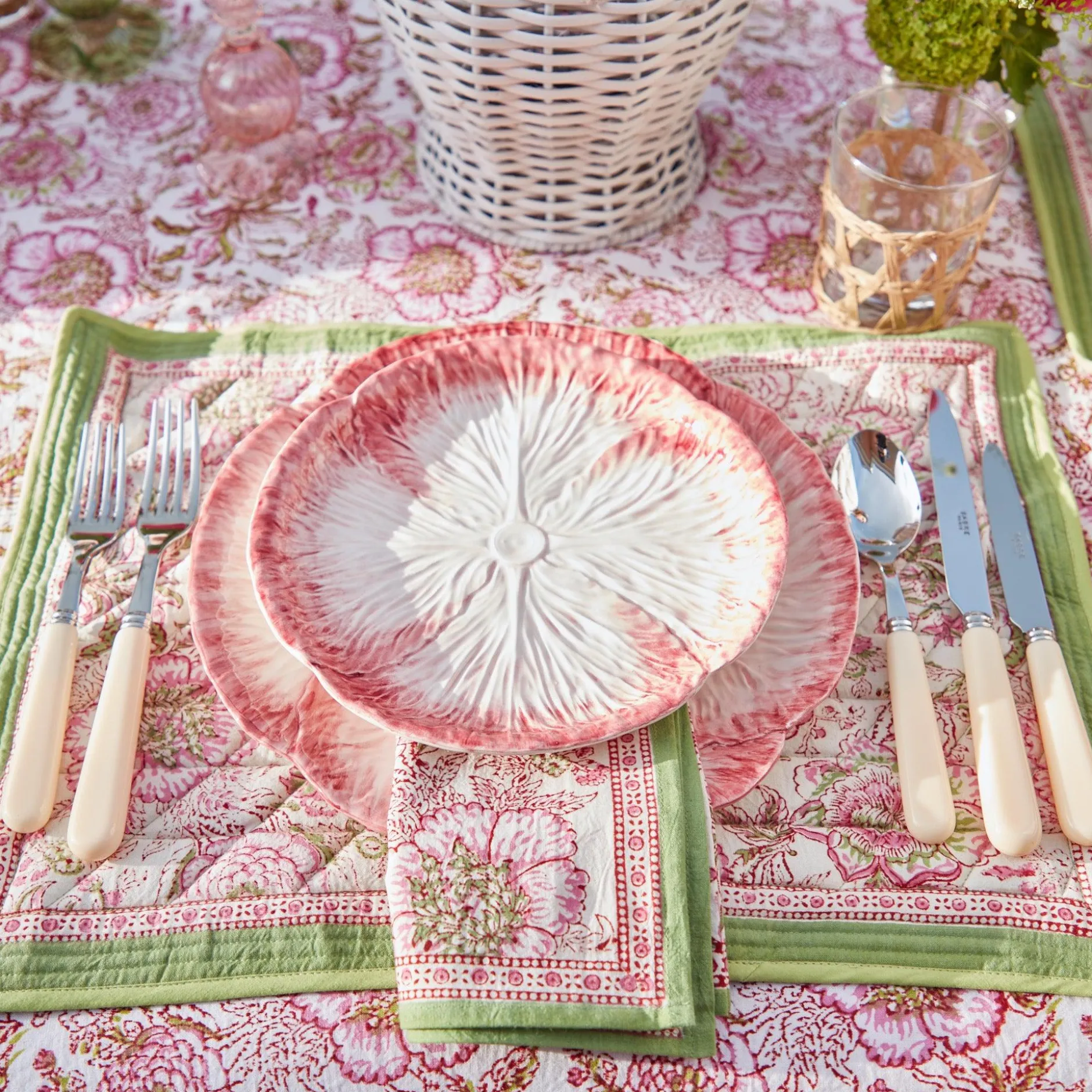 Online Mrs. Alice Pink Capri Lettuce Starter Plate