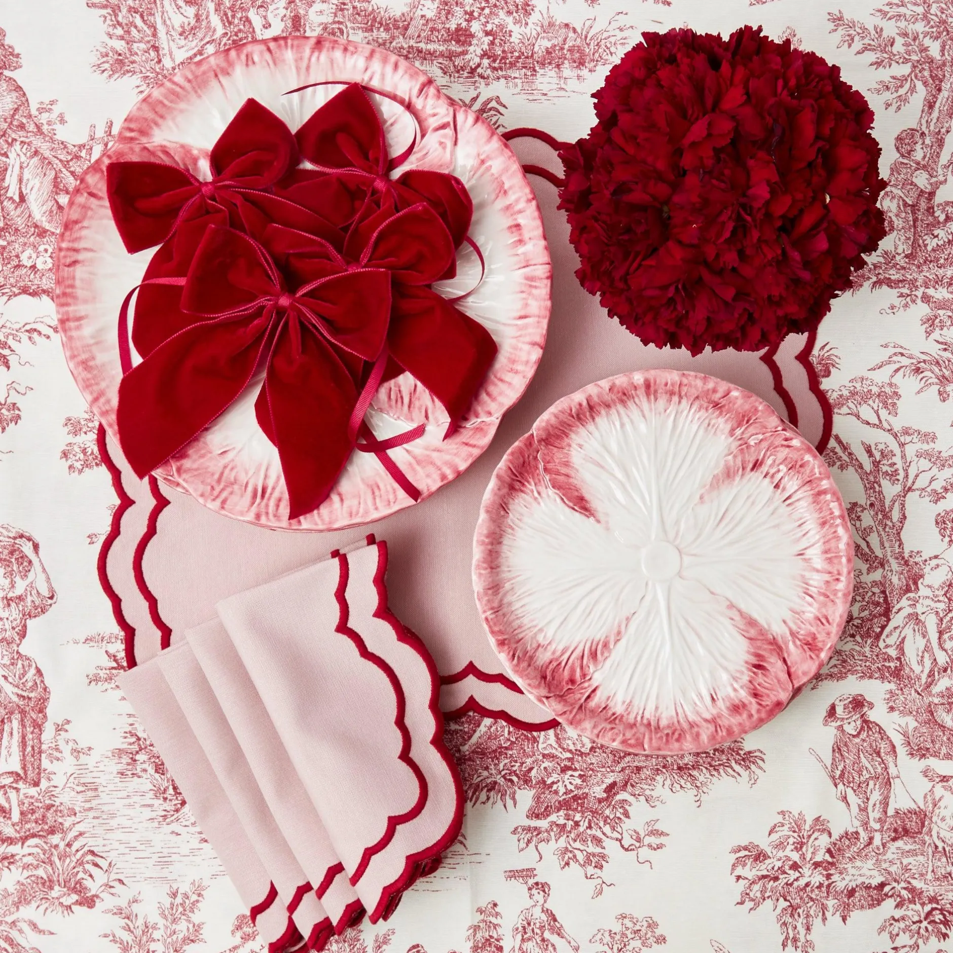 Online Mrs. Alice Pink Capri Lettuce Starter Plate