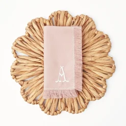 Discount Mrs. Alice Pink Fringe Napkins (Set Of 4)