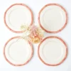 Discount Mrs. Alice Pink Geometric Bamboo Starter Plate (Set Of 4)