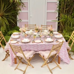 Discount Mrs. Alice Pink Geometric Bamboo Starter Plate (Set Of 4)