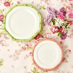 Discount Mrs. Alice Pink Geometric Bamboo Starter Plate (Set Of 4)