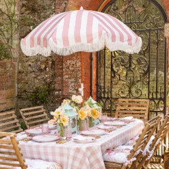Clearance Mrs. Alice Pink Gingham Tablecloth