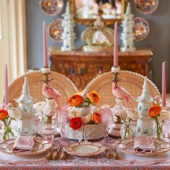Online Mrs. Alice Pink Parrot Candlescape