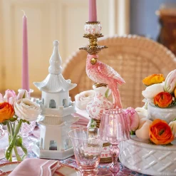 Online Mrs. Alice Pink Parrot Candlescape