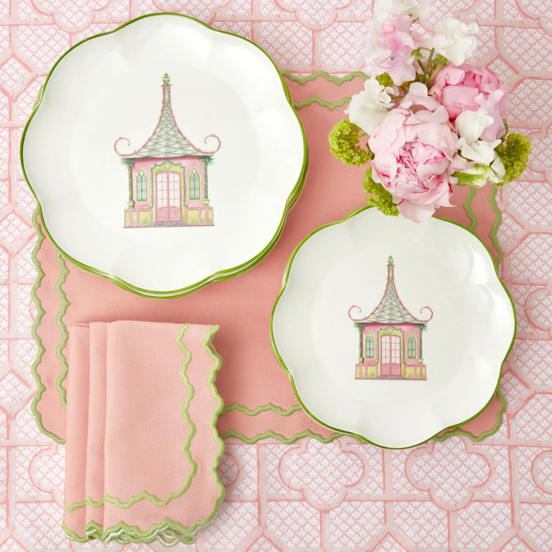 Online Mrs. Alice Pink Penelope Napkins (Set Of 4)