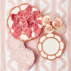 Online Mrs. Alice Pink Petal Bamboo Starter Plate