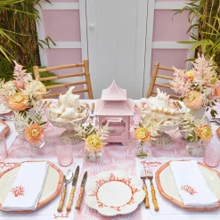 Clearance Mrs. Alice Powder Pink Pagoda Lantern