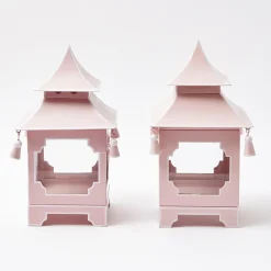 Clearance Mrs. Alice Powder Pink Pagoda Lantern