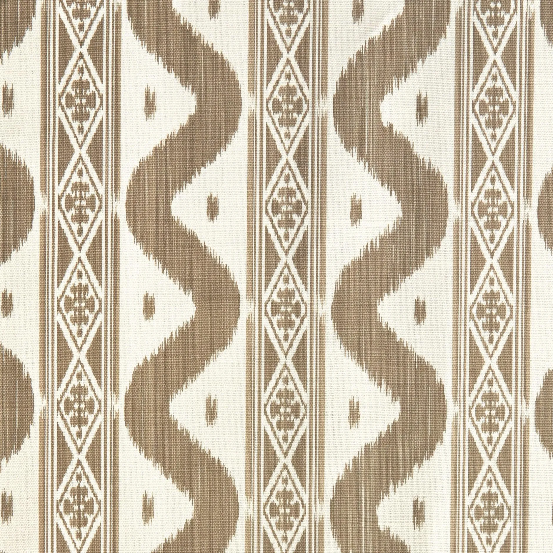 Best Mrs. Alice Putty Ikat Stripe Fabric