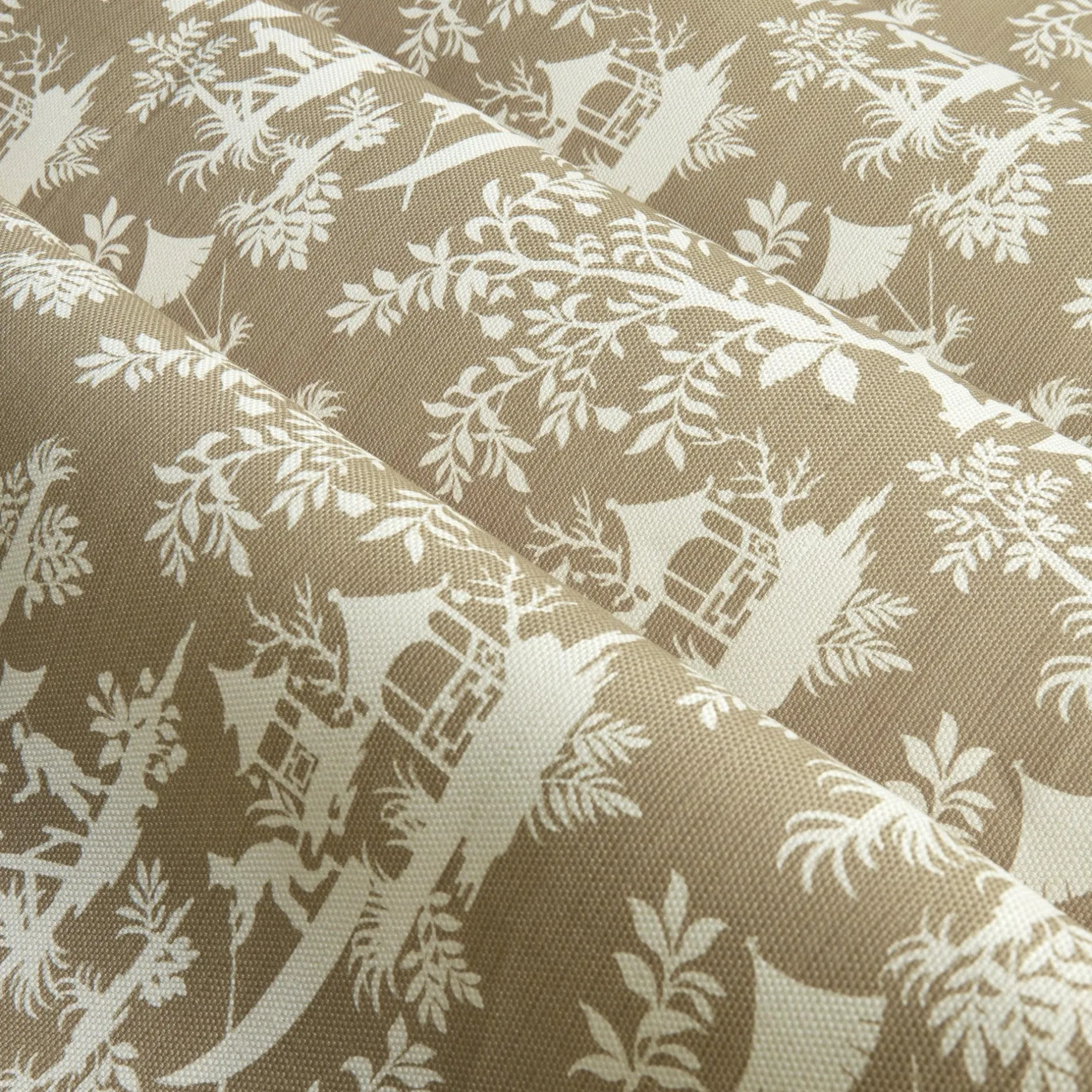 Outlet Mrs. Alice Putty Pagoda Garden Fabric