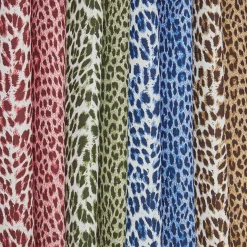 New Mrs. Alice Raspberry Pink Leopard Fabric