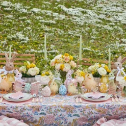 Online Mrs. Alice Rattan Bunny Napkin Rings (Set Of 4)