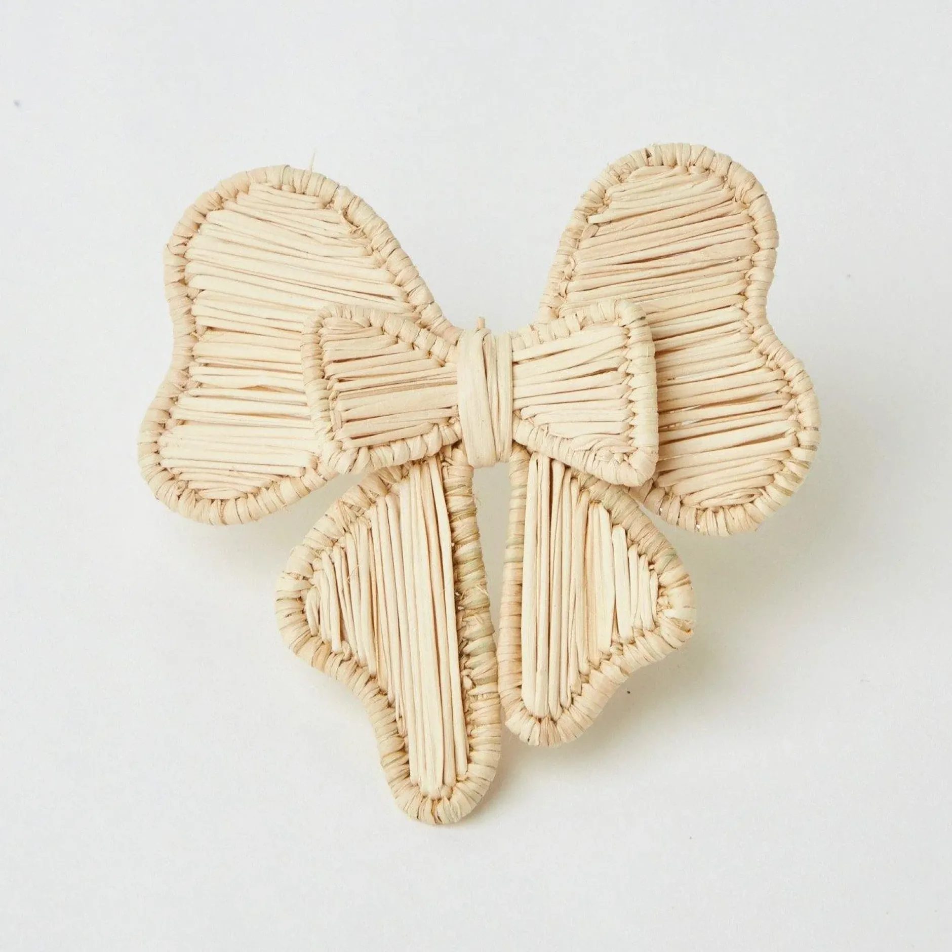 Discount Mrs. Alice Rattan Napkin Bows (Set Of 4)