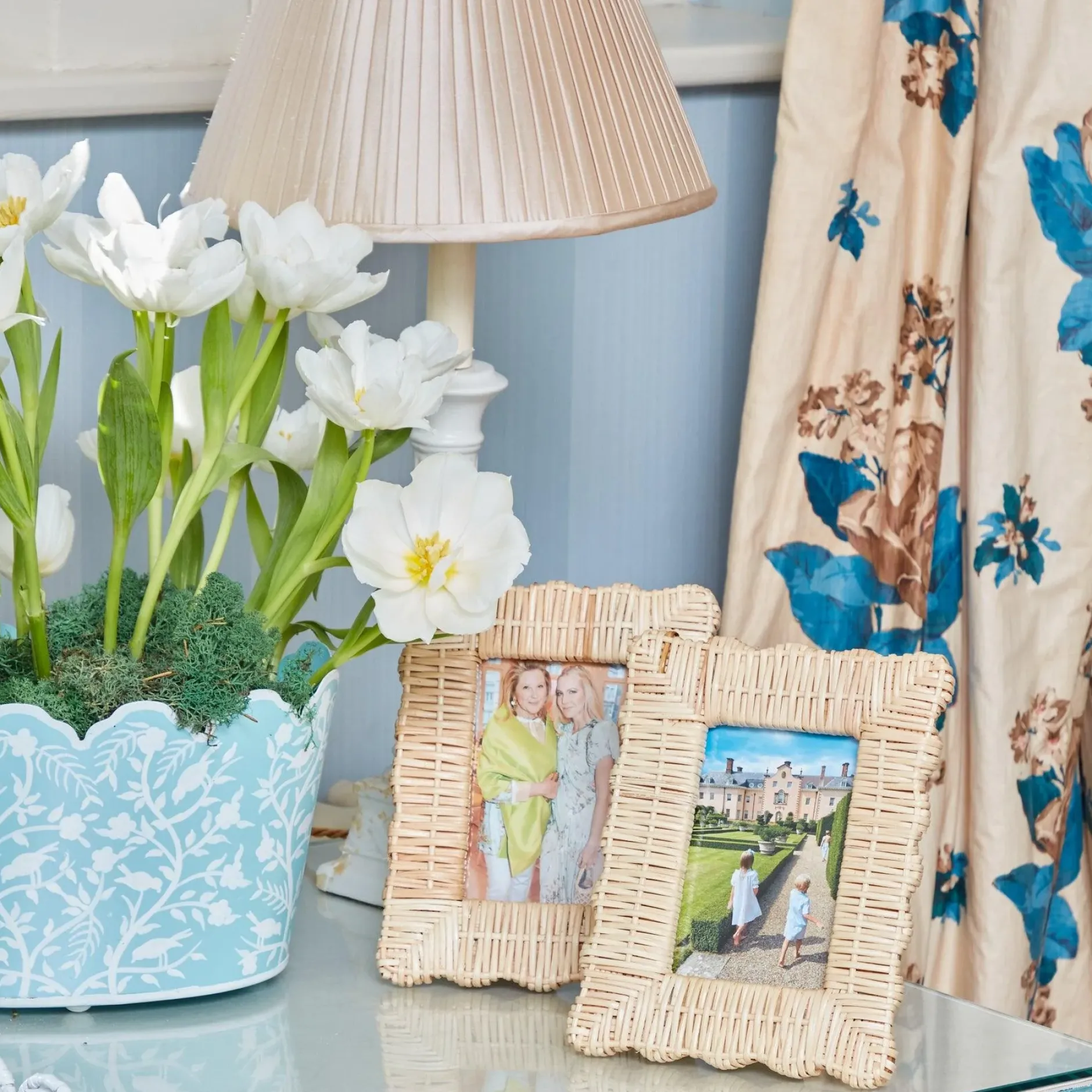 Mrs. Alice Rattan Photo Frame (Pair)