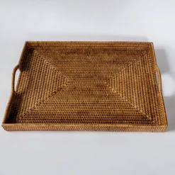 New Mrs. Alice Rattan Tray