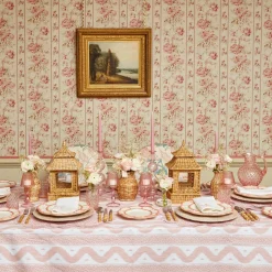 Discount Mrs. Alice Rose Pink Hobnail Water Glasses & Jug Set