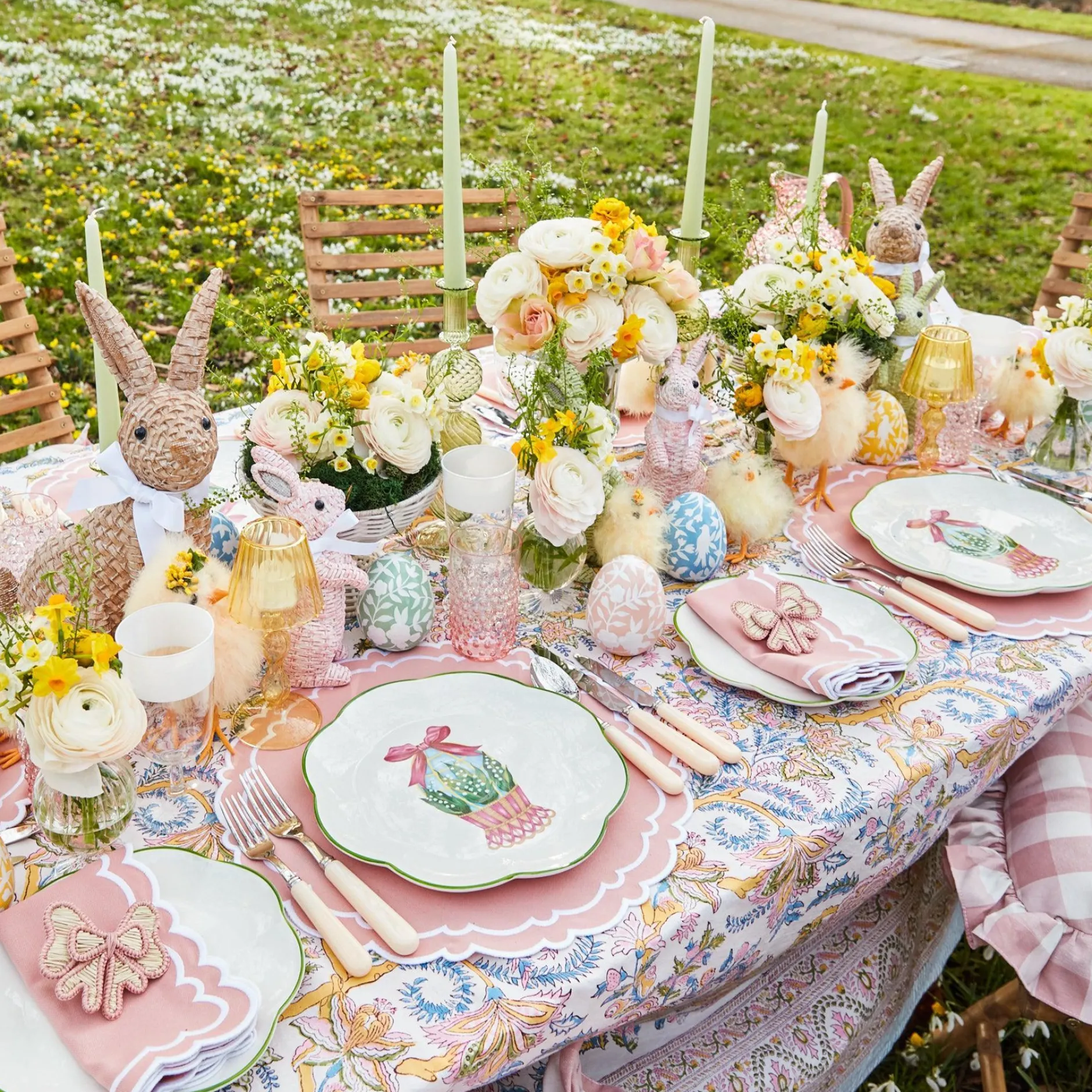Discount Mrs. Alice Rose Pink Hobnail Water Glasses & Jug Set