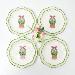 Mrs. Alice Scalloped Easter Dinner & Starter Plate (Set Of 8)