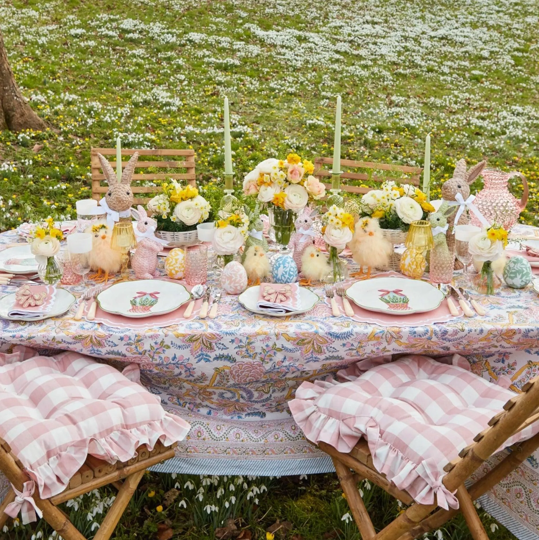 Sale Mrs. Alice Scalloped Easter Dinner & Starter Plate (Set Of 8)