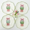 Hot Mrs. Alice Scalloped Easter Dinner Plate (Set Of 4)