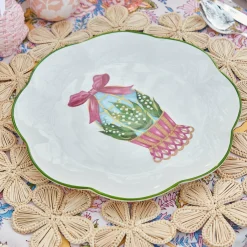 Hot Mrs. Alice Scalloped Easter Dinner Plate (Set Of 4)