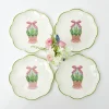 Online Mrs. Alice Scalloped Easter Starter Plates (Set Of 4)