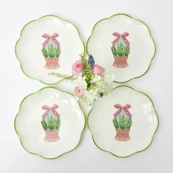 Online Mrs. Alice Scalloped Easter Starter Plates (Set Of 4)