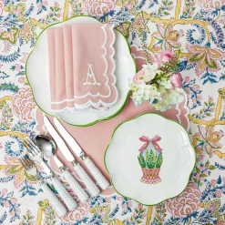 Online Mrs. Alice Scalloped Easter Starter Plates (Set Of 4)
