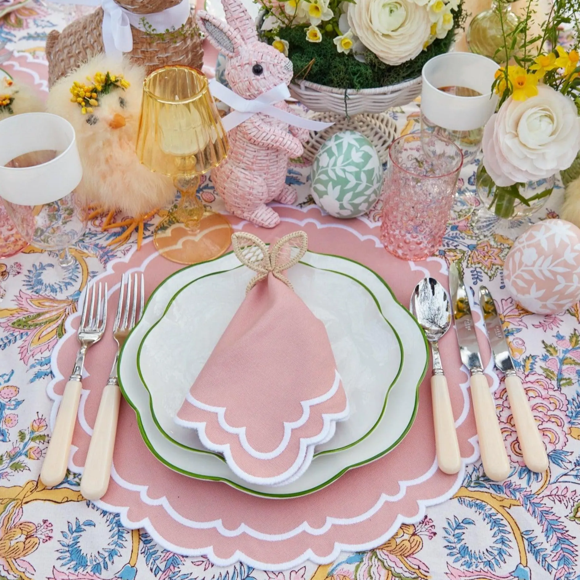 Online Mrs. Alice Scalloped Easter Starter Plates (Set Of 4)