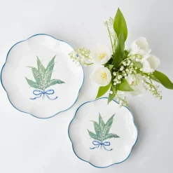 Online Mrs. Alice Scalloped Lily Of The Valley Starter Plate (Set Of 4)